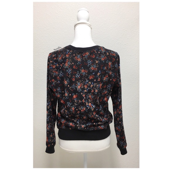 F21 floral pullover sweater - Picture 3 of 6